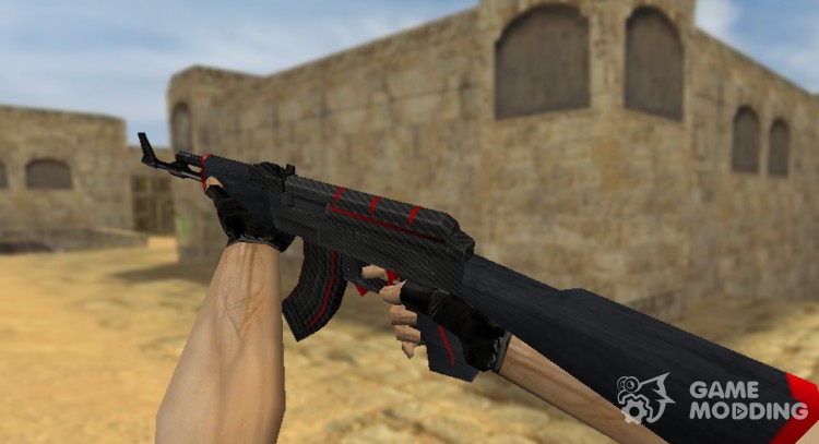 AK-47 Redline Retexture для Counter Strike 1.6