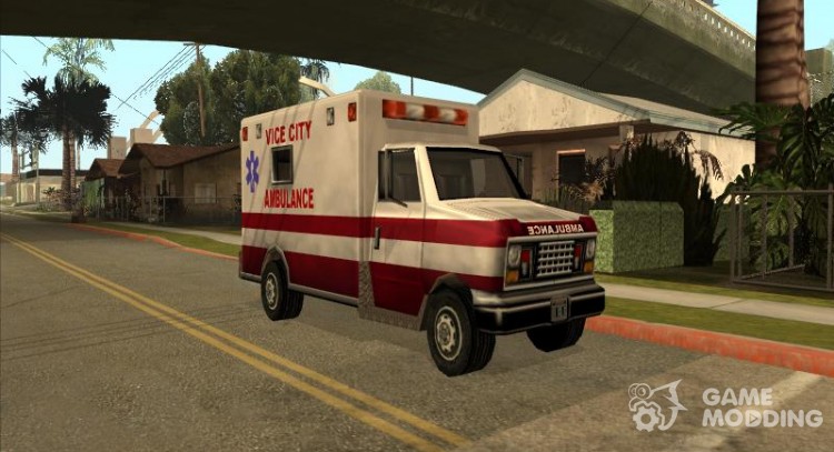 Ambulance from Vice City для GTA San Andreas