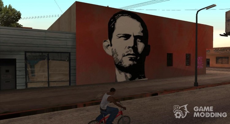 Paul Walker Graffiti для GTA San Andreas