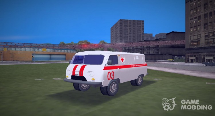 El uaz 3909 la ambulancia para GTA 3