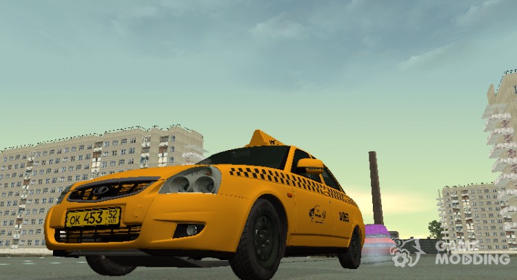 LADA 2170 Priora Taxi for GTA San Andreas