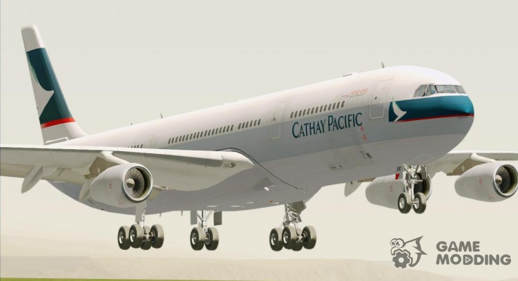 Airbus A340-300 Cathay Pacific для GTA San Andreas