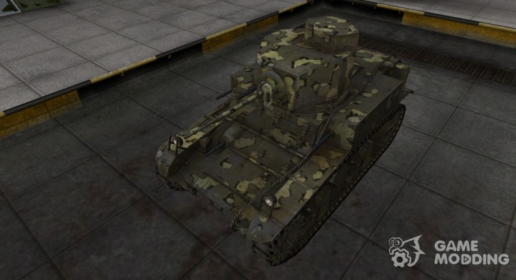 Simple skin M3 Stuart for World Of Tanks