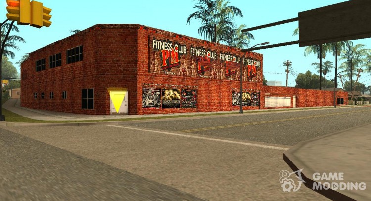 Fitnes and boxing + interior for GTA San Andreas