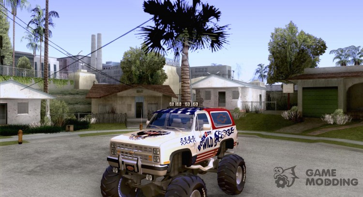 Chevrolet Blazer K5 Monster Skin 7 для GTA San Andreas