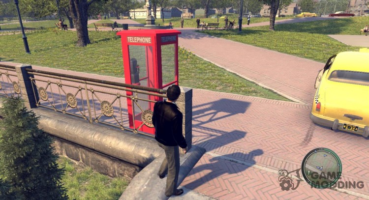 Red phone booth for Mafia II