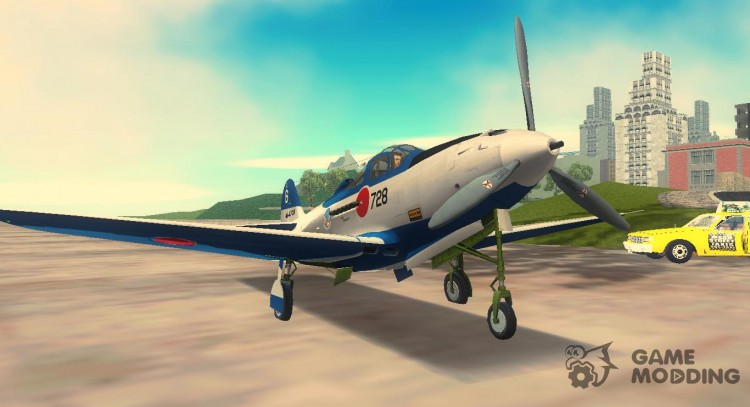 P-39N Airacobra JASDF Blue Impulse для GTA 3