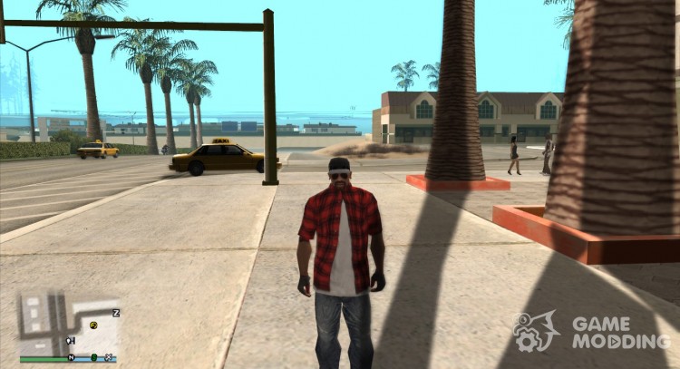 Camisa roja para GTA San Andreas