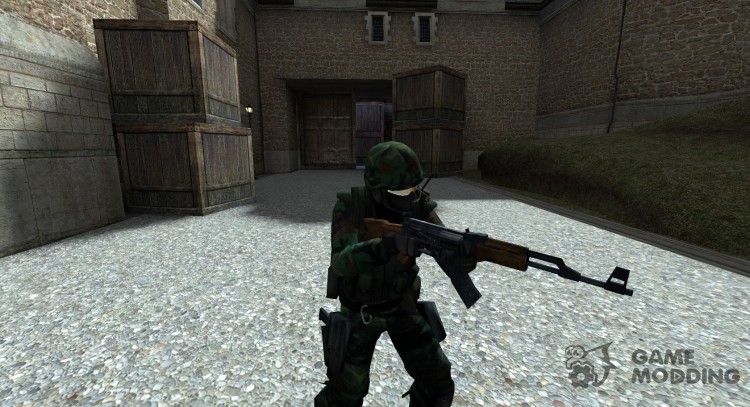 Сержант в лесной ct для Counter-Strike Source