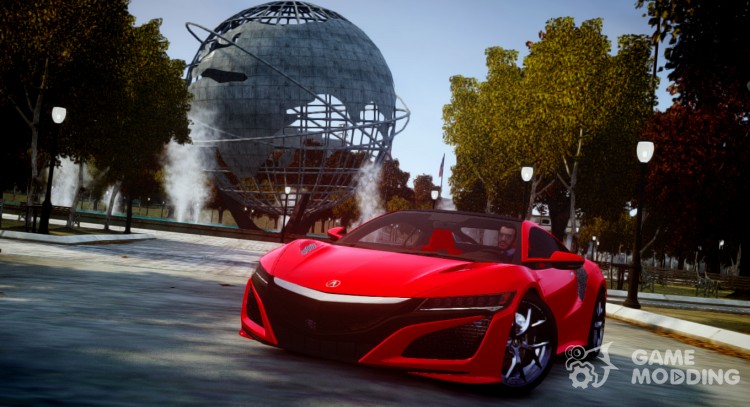 Acura NSX 2016 для GTA 4