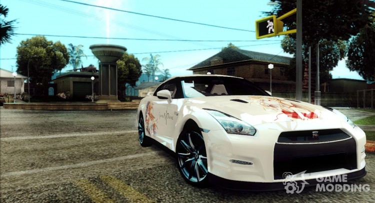 Nissan GT-R R35 - Sword Art Online для GTA San Andreas