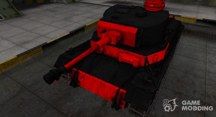 Negro y rojo de la zona de ruptura VK 30.01 (P) para World Of Tanks