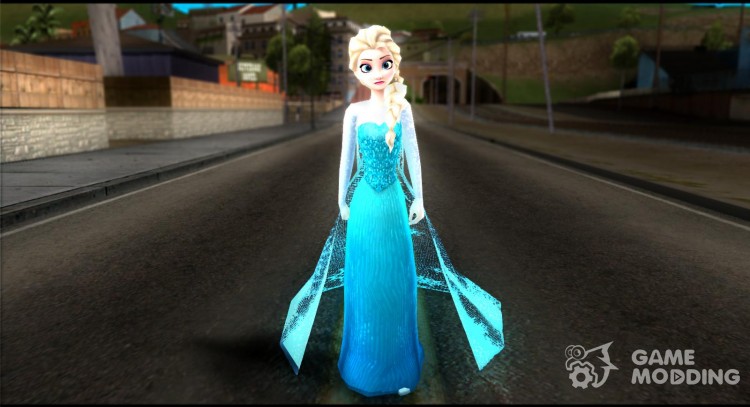 Frozen Elsa for GTA San Andreas