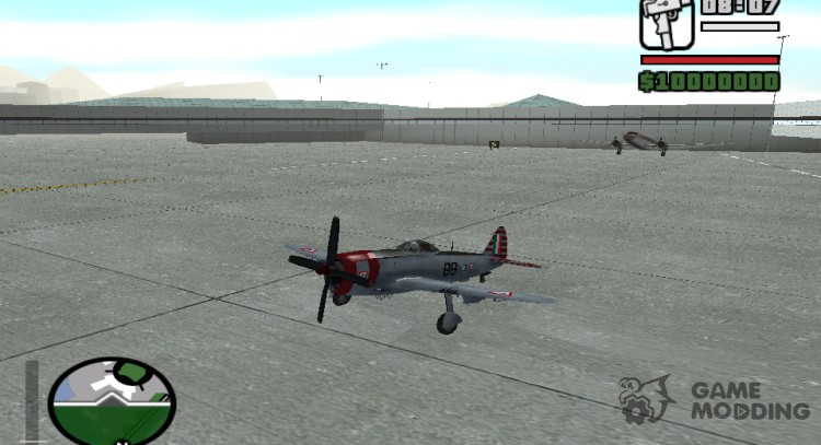 P-47 Thunderbolt para GTA San Andreas