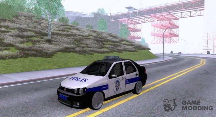 Fiat Albea турецкая полиция для GTA San Andreas