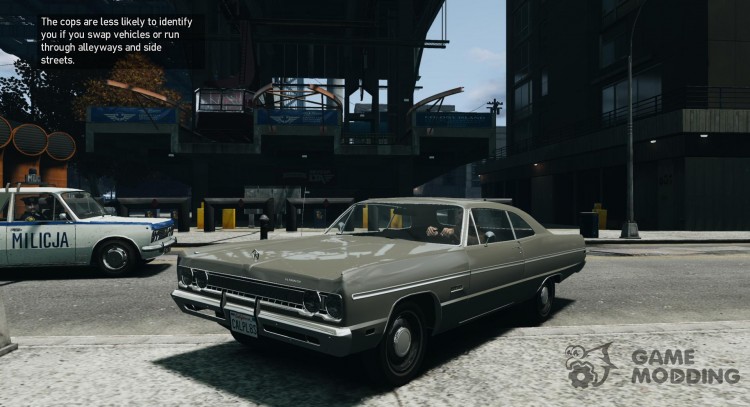 Plymouth Fury III Coupe 1969 для GTA 4