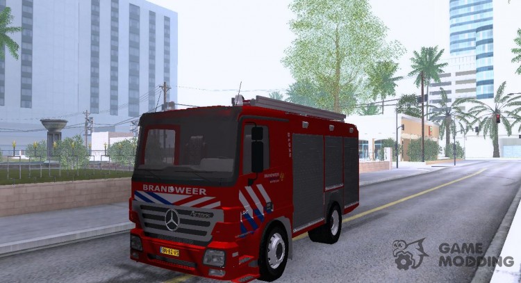 Mercedes-Benz Actros Fire Truck для GTA San Andreas