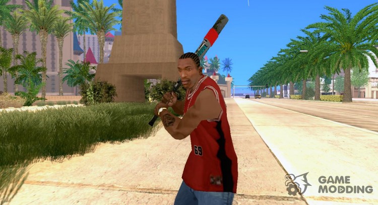 New bat - different pictures para GTA San Andreas