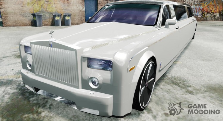 Rolls Royce Phantom Sapphire Limousine - Disco Limo для GTA 4