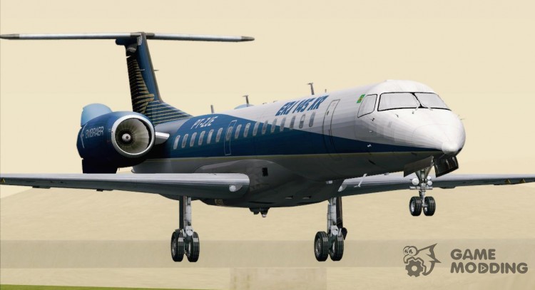 Embraer ERJ-145XR Embraer House Livery (PT-ZJE) for GTA San Andreas