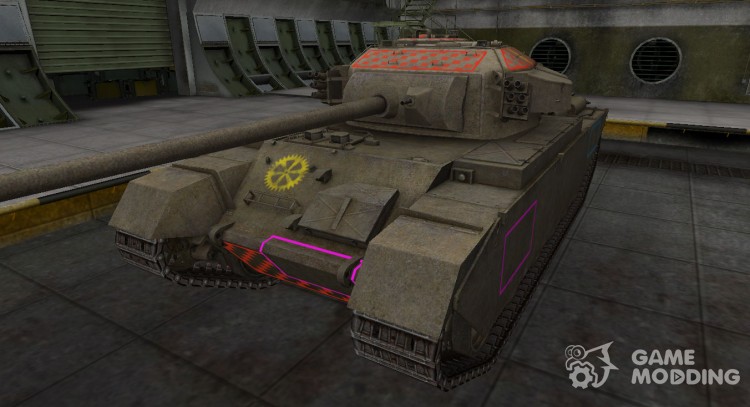 Контурные зоны пробития Centurion Mk. 7/1 для World Of Tanks