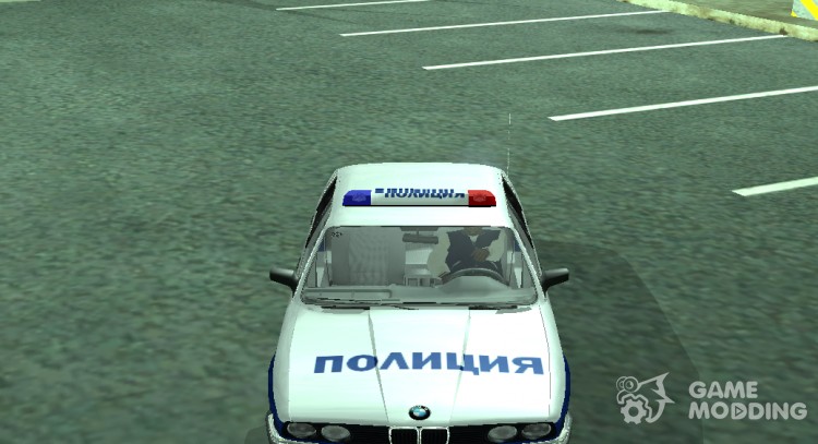 BMW 323i E30 Policía para GTA San Andreas