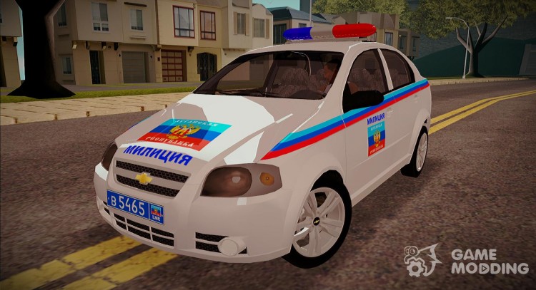 Chevrolet Aveo Policía ЛНР para GTA San Andreas