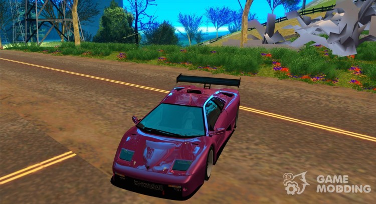 Lamborghini Diablo GT-R 1999 для GTA San Andreas