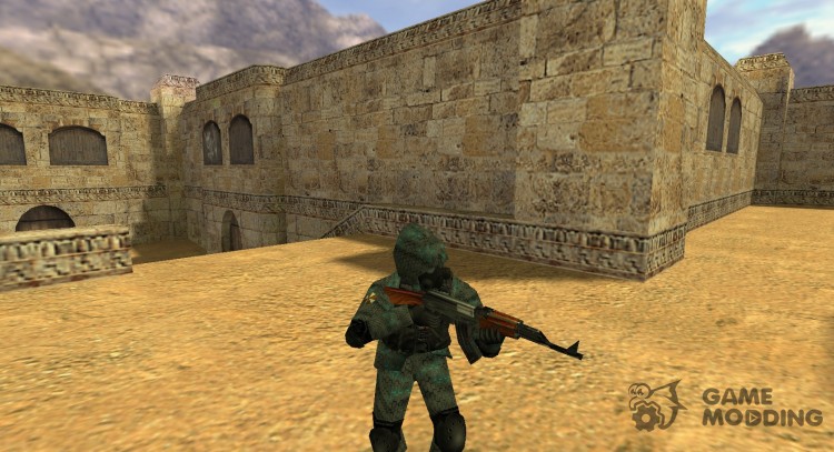 Солдат сил специального назначения корпорации Umbrella для Counter Strike 1.6