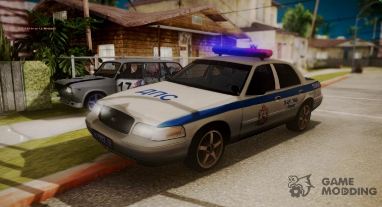 Ford Crown Victoria de la polica de trfico (Final) para GTA San Andreas