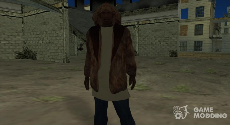 Fur coat for CJ v2 for GTA San Andreas