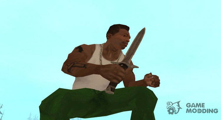 El cuchillo de Skyrim para GTA San Andreas