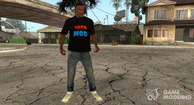 Camiseta de NIGER MOD para GTA San Andreas