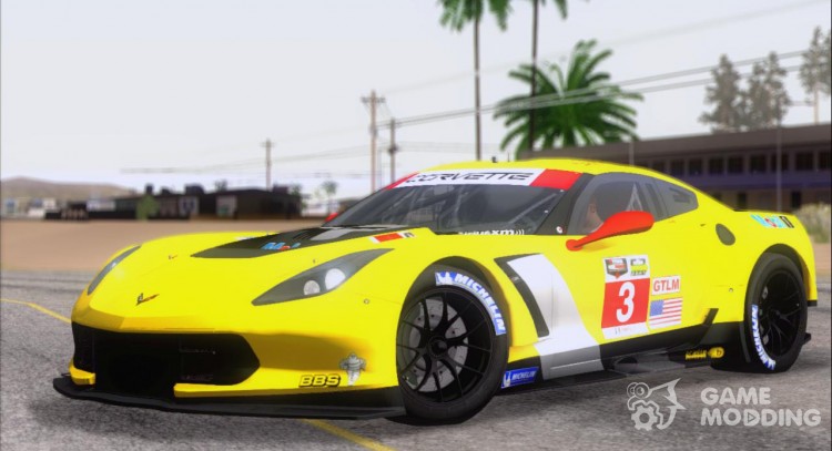 Chevrolet Corvette C7R GTE 2014 (Paintjobs Part 1) para GTA San Andreas