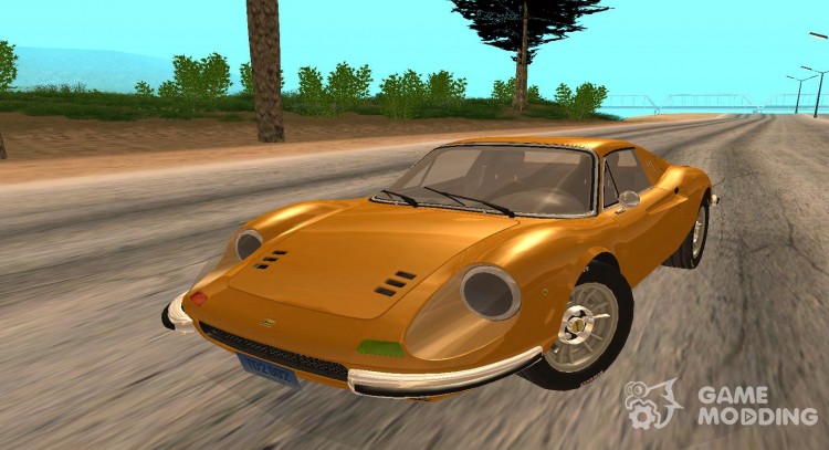 Ferrari Dino 246 GTS Coupe для GTA San Andreas