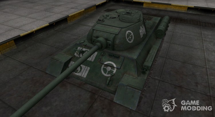 La zona de ruptura de contorno para el T-34-1 para World Of Tanks