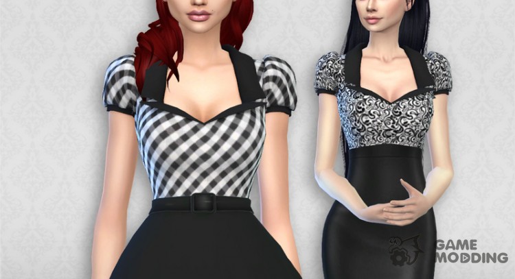 Matilde blouse RECOLOR 2 for Sims 4