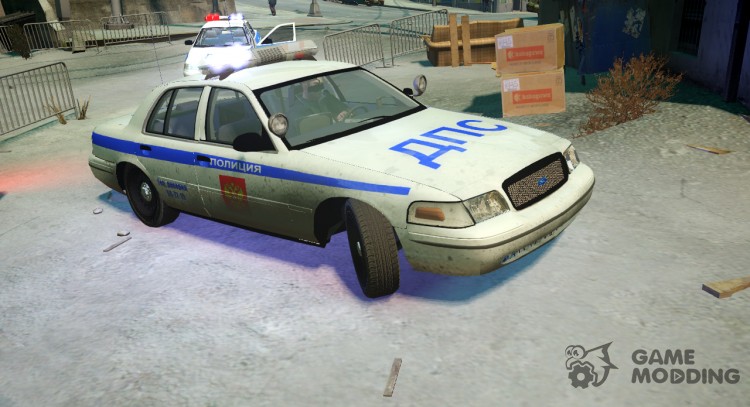 Ford Crown Victoria, la Policía de la polica de trfico para GTA 4