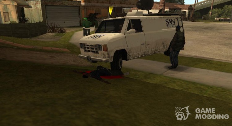 Newsvan mod o la posibilidad de una versión beta del juego para GTA San Andreas