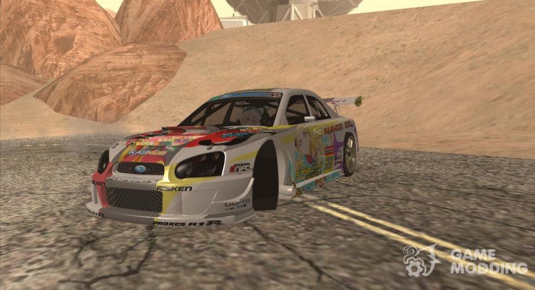 Subaru Impreza 2003 Love Live Itasha для GTA San Andreas