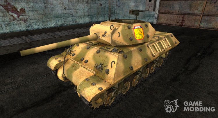 Skin for M10 Wolverine Brazil for World Of Tanks