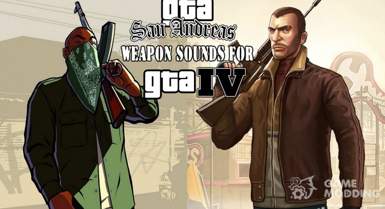 Weapons sounds from GTA San Andreas for GTA 4
