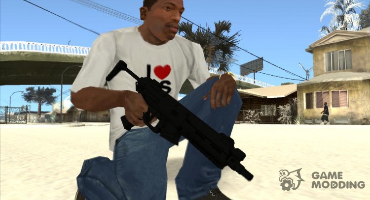 Negro MP5 para GTA San Andreas