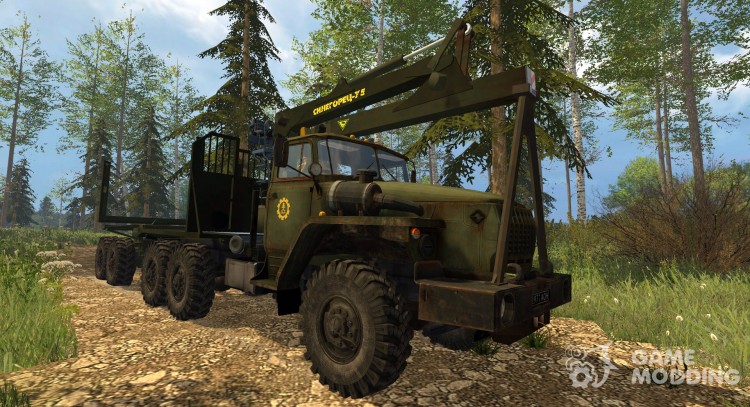 Ural 4320 timber carrier for Farming Simulator 2015