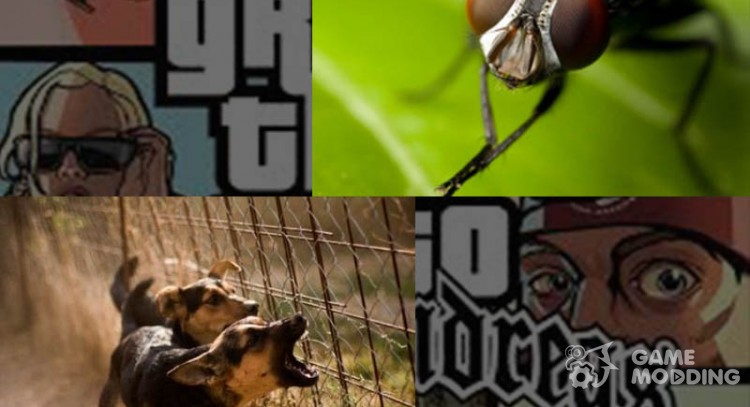 Жужание las moscas y los perros ladren para GTA San Andreas
