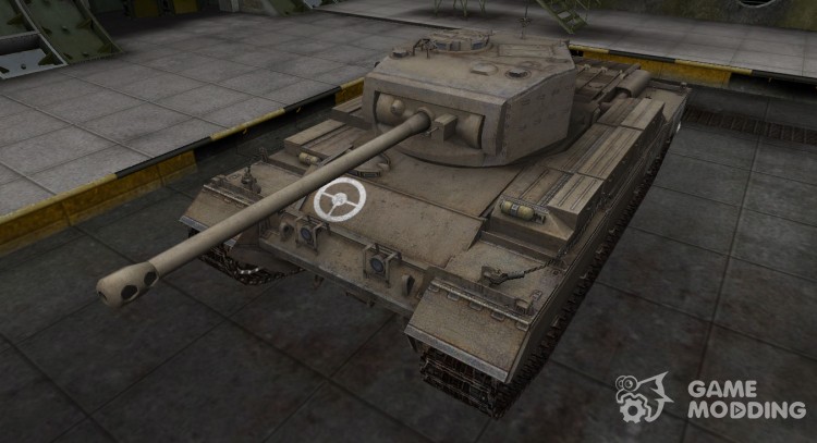 Breaking through the zone contour for Caernarvon for World Of Tanks