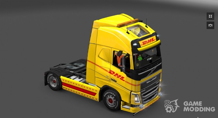 El tuning Volvo FH 2012 para Euro Truck Simulator 2