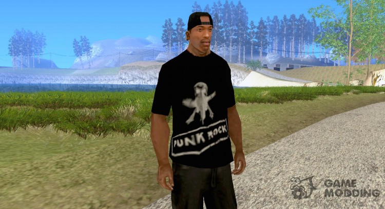 Camiseta punk rock para GTA San Andreas