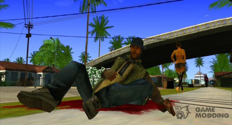 Hurt by a shot for GTA San Andreas