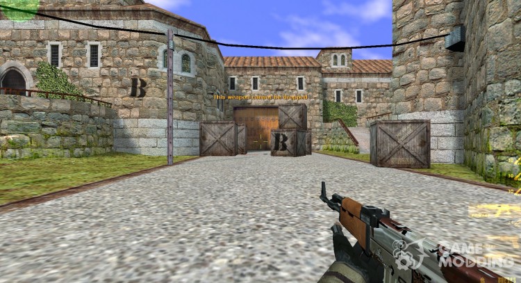 AK 47 DESERT CAMO for Counter Strike 1.6
